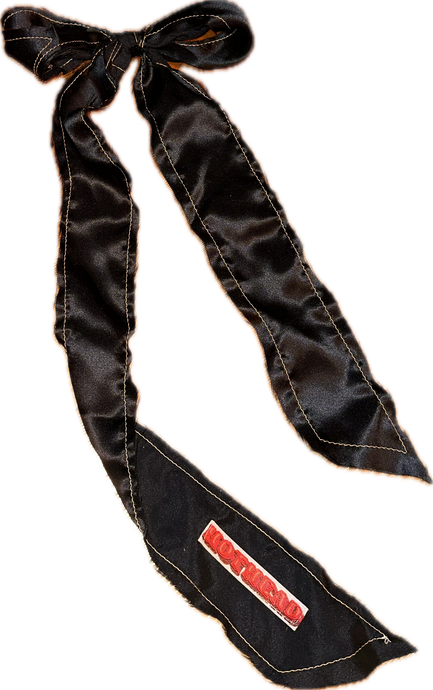 Long Silk Bow Clip